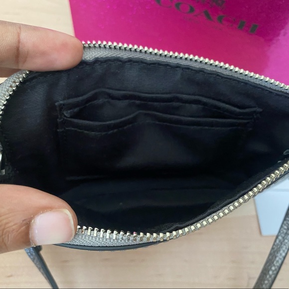 Sparkling gray Coach wristlet - Picture 8 of 8